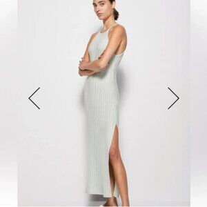 Jonathan Simkhai Megan Racer Back Dress in Lichen